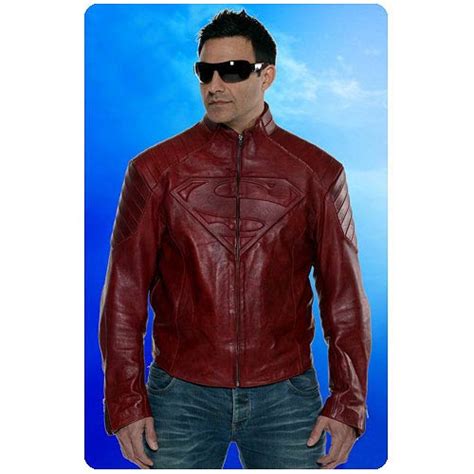 smallville replica jacket|Superhero Superman Leather Jackets .